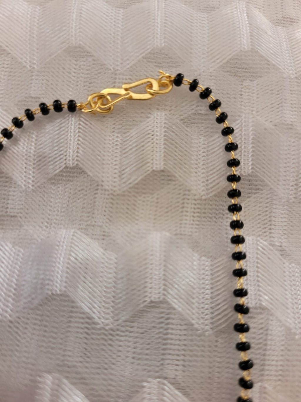 Gold-Plated Nallapusalu Necklace with Designer Pendant VIRR360