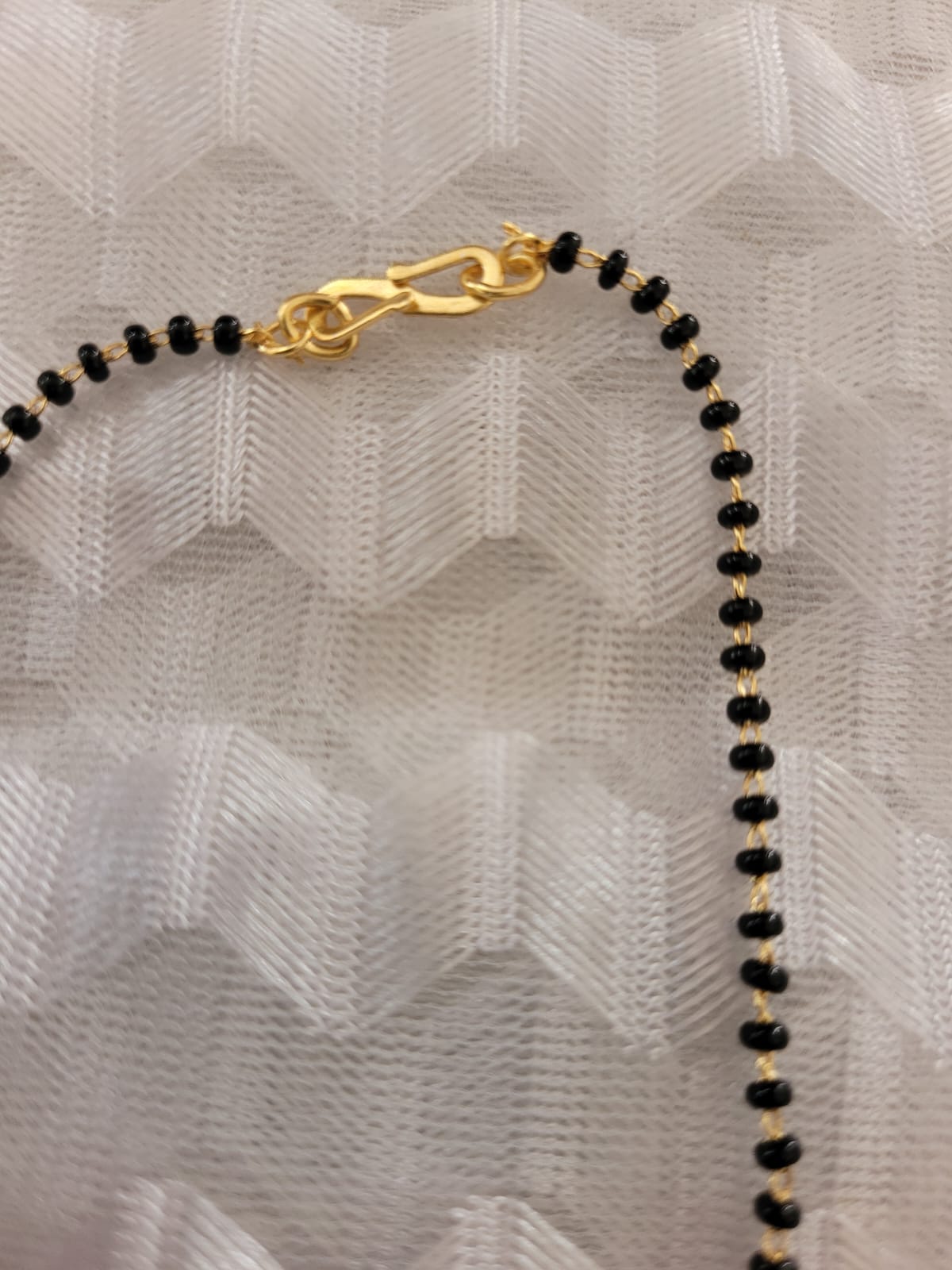 Gold-Plated Nallapusalu Necklace with Designer Pendant VIRR360